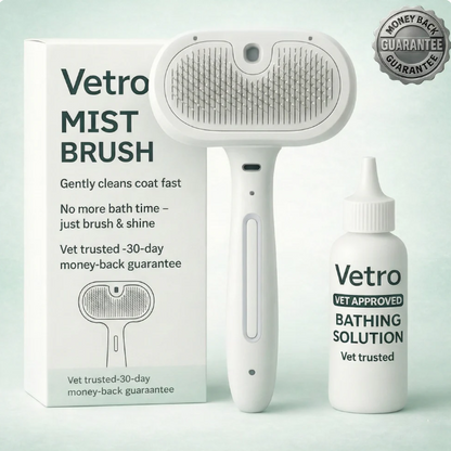 Brosse à Vapeur 2-en-1 pour Animaux