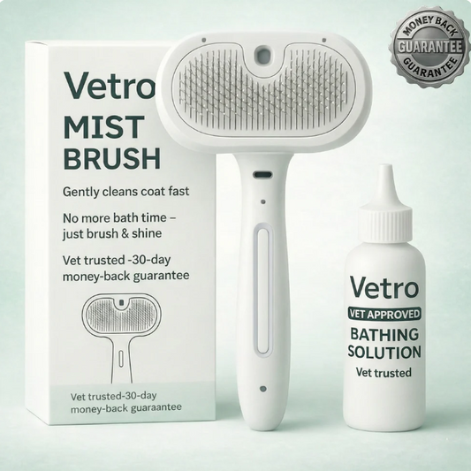 Brosse à Vapeur 2-en-1 pour Animaux